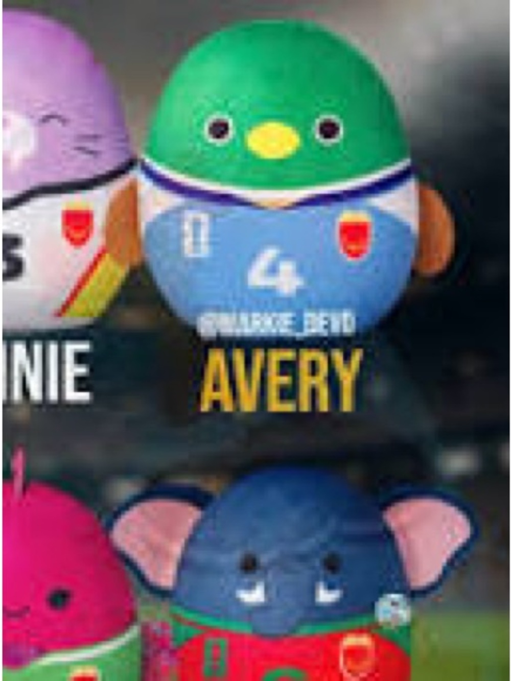 McDonald’s x FIFA World Cup “4” Avery Squishmallows Happy Meal 2026 Toy